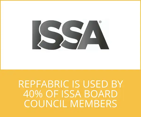 Repfabric is used by 40% of ISSA board council members.