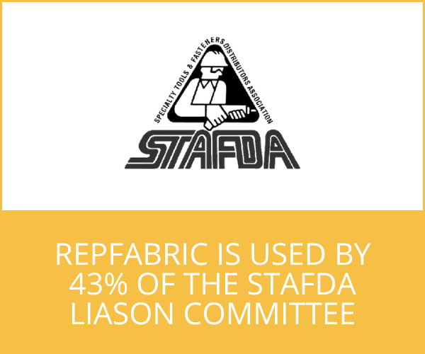 Repfabric is used by 44% of the STAFDA liason committee.