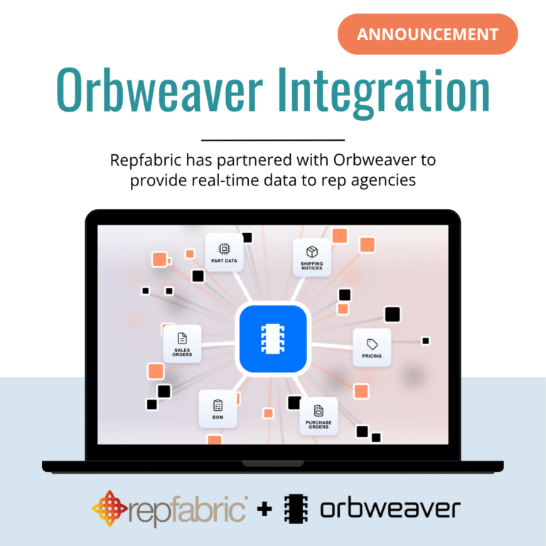 Repfabric has partnered with Orbweaver to provide real-time data to rep agencies